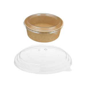 Brown PET Bowl Lid 16-32oz x 200pcs