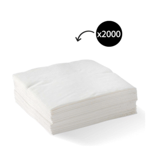 Cocktail Napkin (white) 2000pc