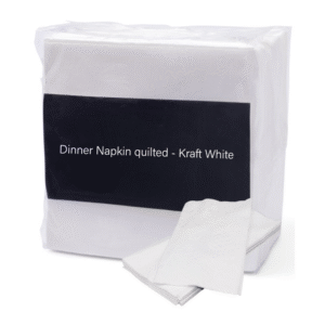 Dinner Napkin Quilted – Kraft White 1000pcs
