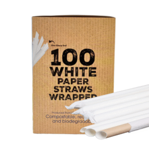 Paper Straw Bubble Tea – ind Wrap 1.2x23cm x 100pcs