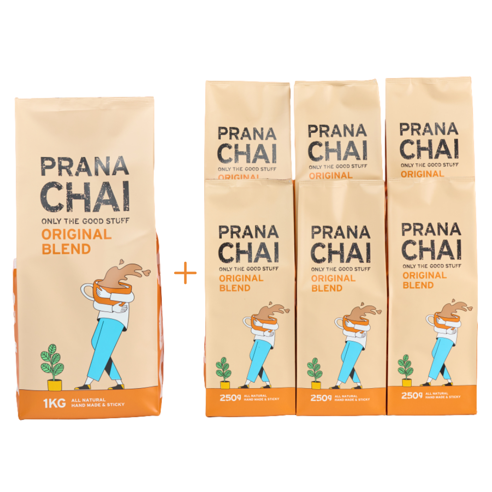 Prana Chai Bundle 6x250g + 1kg Extra