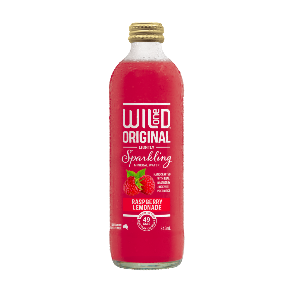Wild Organic Sparkling Water – Raspberry Lemonade 345ml